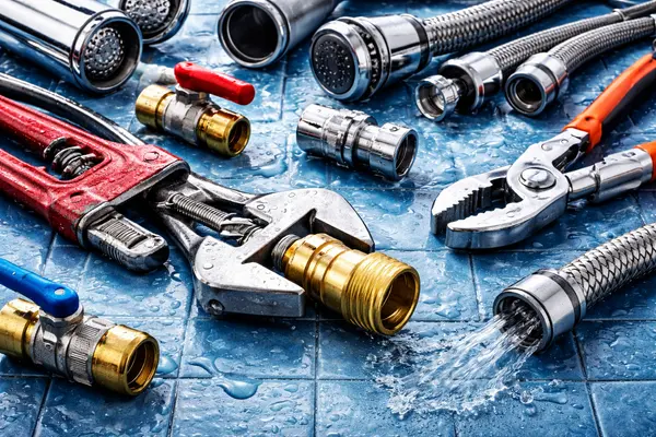 plumbing tools and fittings on the floor from 24 Hr Plumbing Leander in Leander, TX - Emergency Plumbing Services plumbing tools and fittings on the floor from 24 Hr Plumbing Leander in Leander, TX - Emergency Plumbing Services
